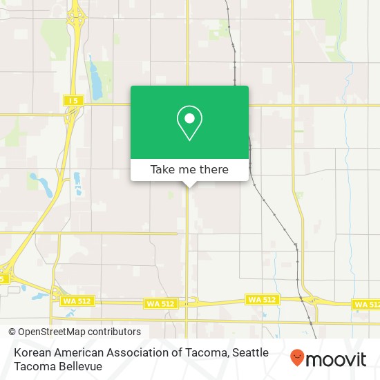 Korean American Association of Tacoma, 8645 Pacific Ave map