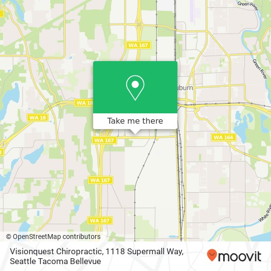 Mapa de Visionquest Chiropractic, 1118 Supermall Way