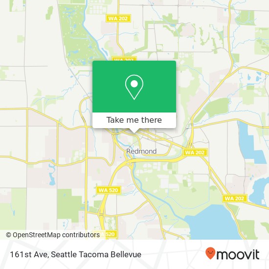 Mapa de 161st Ave, Redmond, WA 98052