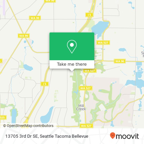 Mapa de 13705 3rd Dr SE, Everett, WA 98208