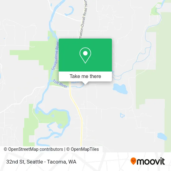 32nd St map