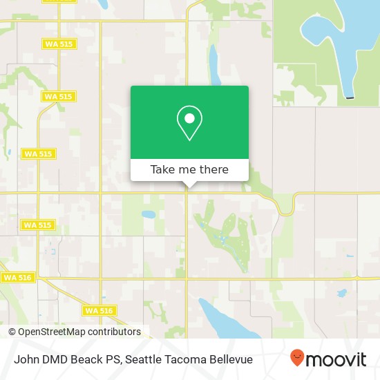 John DMD Beack PS, 13210 SE 240th St map