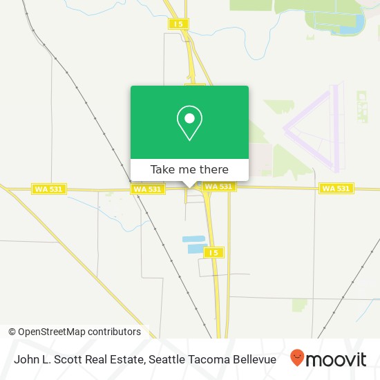 John L. Scott Real Estate, 2730 172nd St NE map