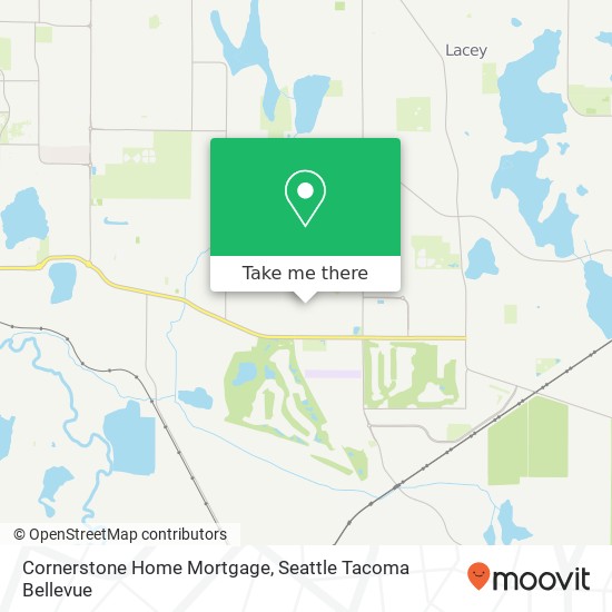 Mapa de Cornerstone Home Mortgage, 4520 Intelco Loop SE