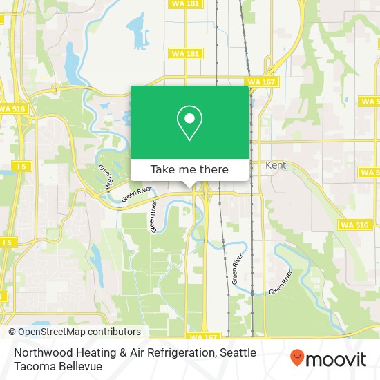 Mapa de Northwood Heating & Air Refrigeration, 325 Washington Ave S