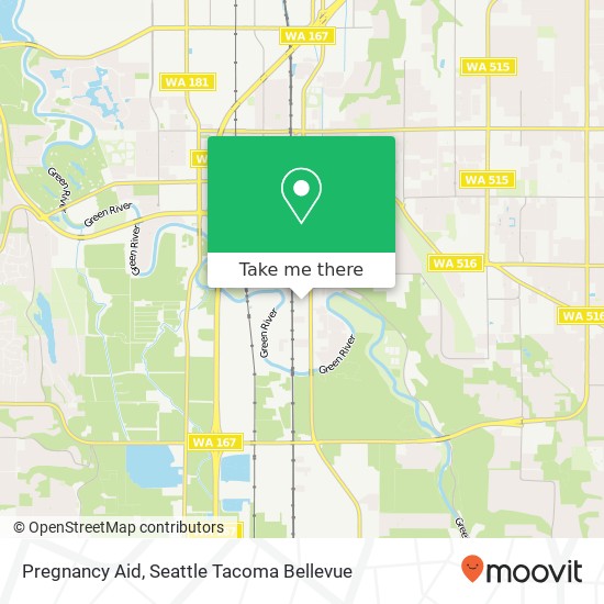 Mapa de Pregnancy Aid, 1209 Central Ave S