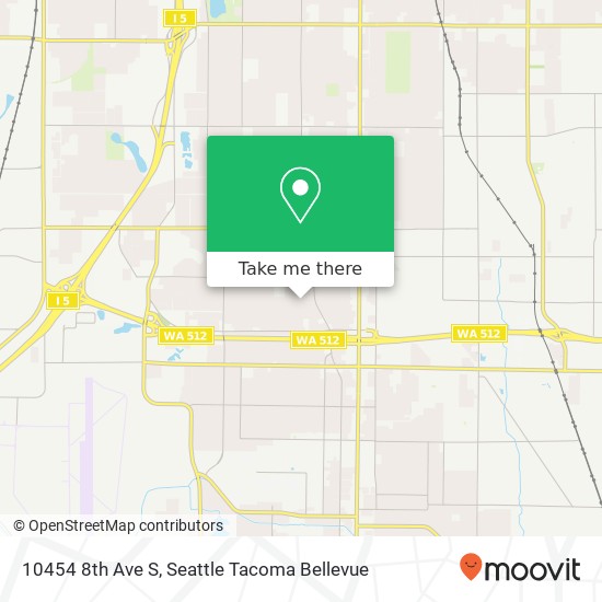 10454 8th Ave S, Tacoma, WA 98444 map