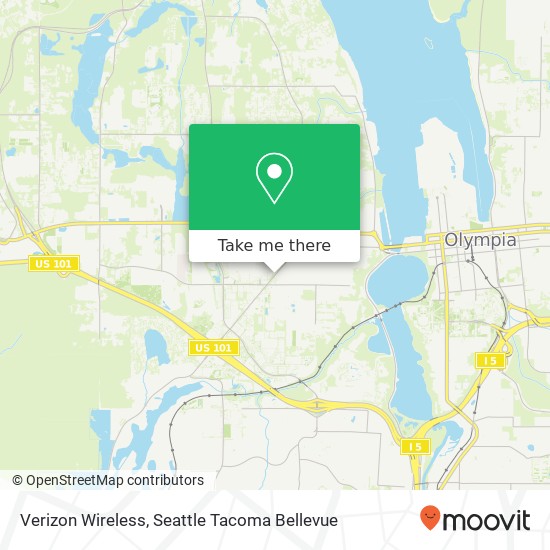 Mapa de Verizon Wireless, 625 Black Lake Blvd SW