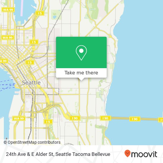 Mapa de 24th Ave & E Alder St, Seattle, WA 98122