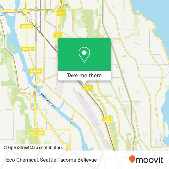 Mapa de Eco Chemical, 6600 Ursula Pl S