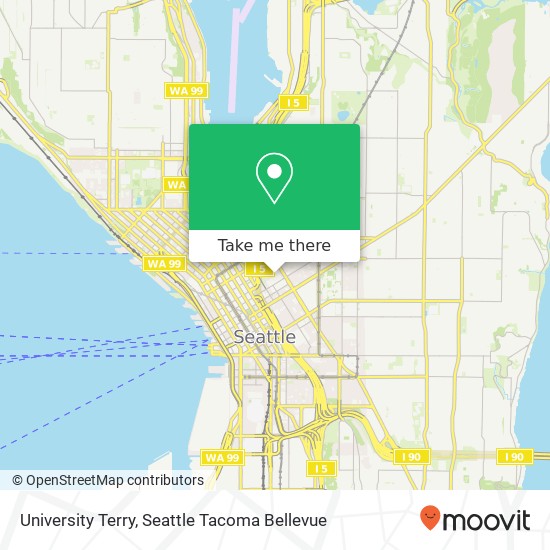 Mapa de University Terry, Seattle, WA 98101