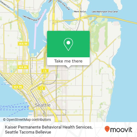 Kaiser Permanente Behavioral Health Services, 310 15th Ave E map