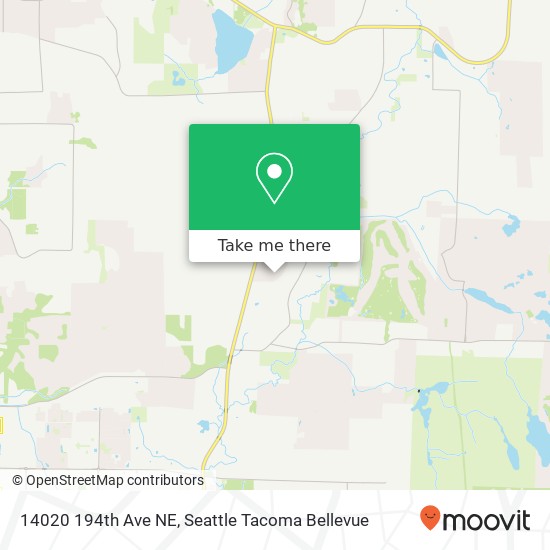 Mapa de 14020 194th Ave NE, Woodinville, WA 98077