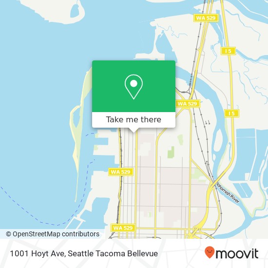 1001 Hoyt Ave, Everett, WA 98201 map