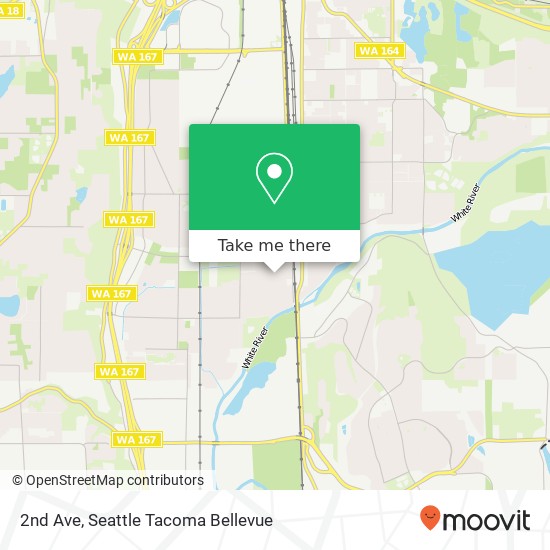 Mapa de 2nd Ave, Pacific, WA 98047