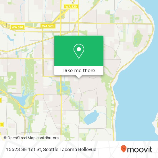 15623 SE 1st St, Bellevue, WA 98008 map