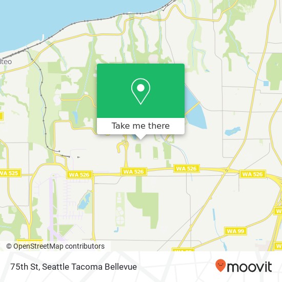 Mapa de 75th St, Everett, WA 98203