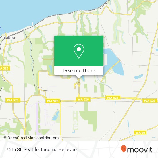 Mapa de 75th St, Everett, WA 98203