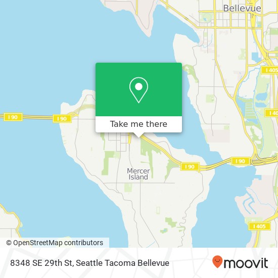 8348 SE 29th St, Mercer Island, WA 98040 map