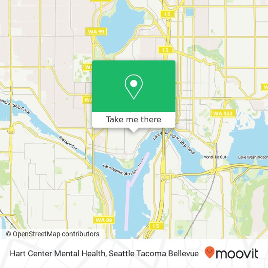 Mapa de Hart Center Mental Health, 3727 Bagley Ave N