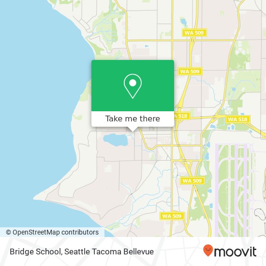 Mapa de Bridge School, 1005 SW 152nd St