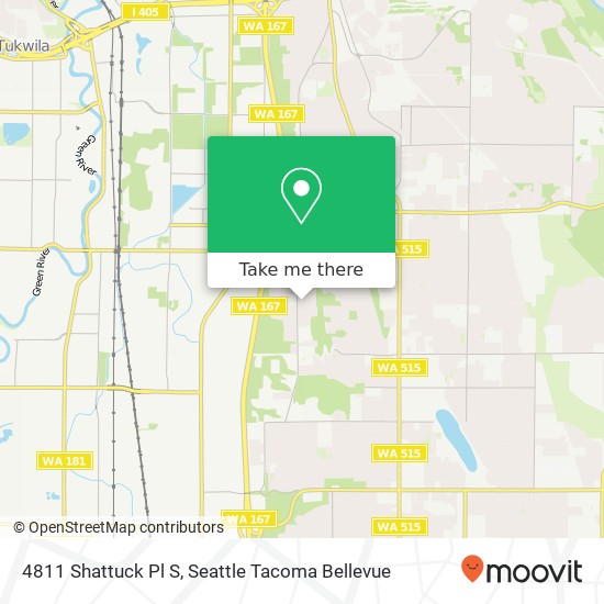 4811 Shattuck Pl S, Renton, WA 98055 map