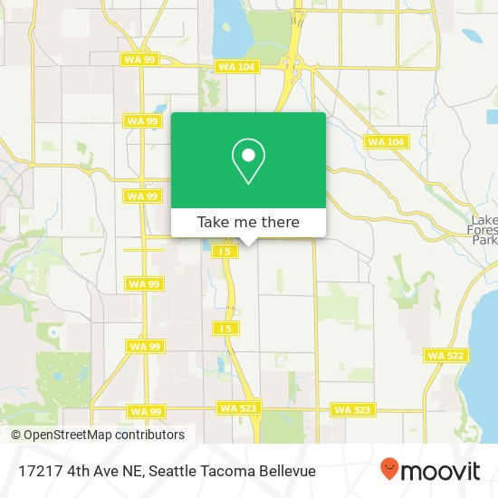 17217 4th Ave NE, Shoreline, WA 98155 map