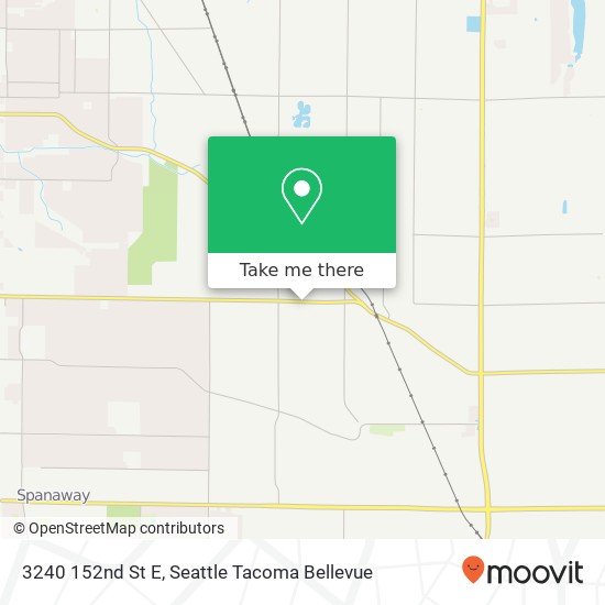 Mapa de 3240 152nd St E, Tacoma, WA 98446