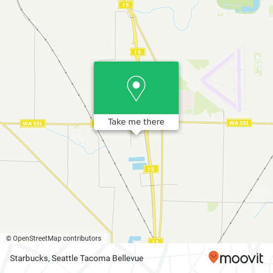 Mapa de Starbucks, 16818 Twin Lakes Ave