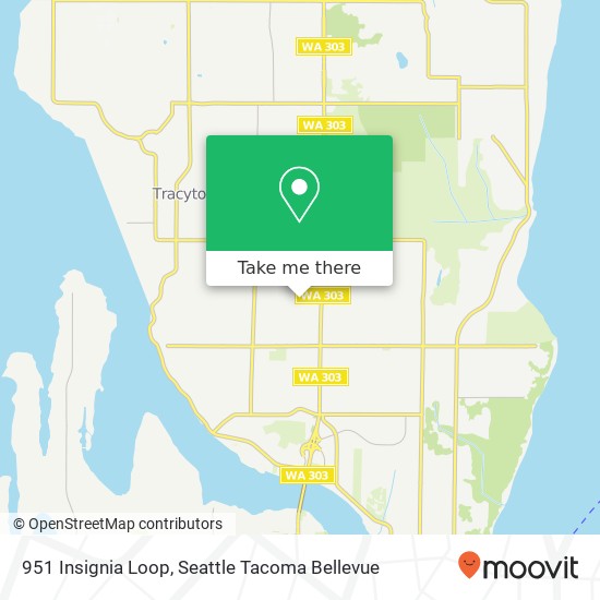 Mapa de 951 Insignia Loop, Bremerton, WA 98310