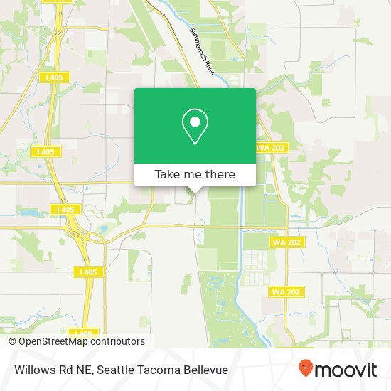 Mapa de Willows Rd NE, Kirkland, WA 98034