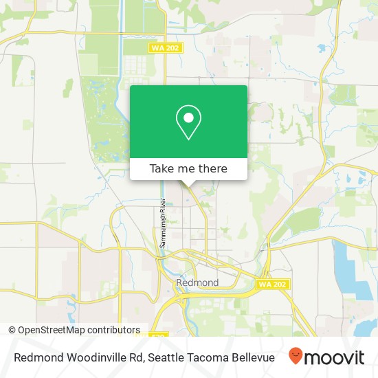 Redmond Woodinville Rd, Redmond, WA 98052 map