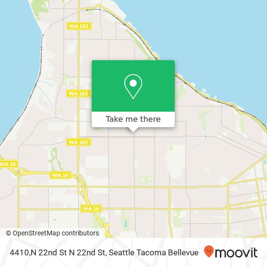 4410,N 22nd St N 22nd St, Tacoma, WA 98406 map