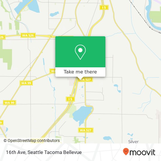 Mapa de 16th Ave, Everett, WA 98208
