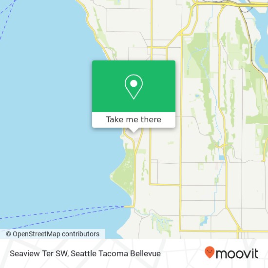 Seaview Ter SW, Seattle, WA 98136 map