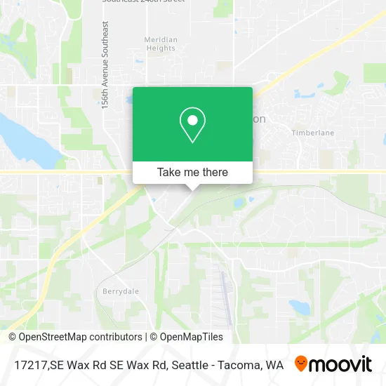 17217,SE Wax Rd SE Wax Rd map