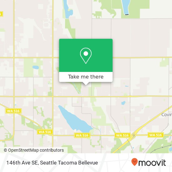 146th Ave SE, Kent, WA 98042 map