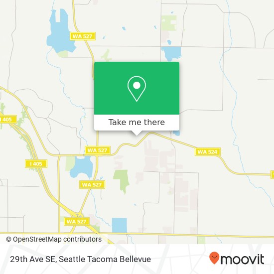 Mapa de 29th Ave SE, Bothell, WA 98012