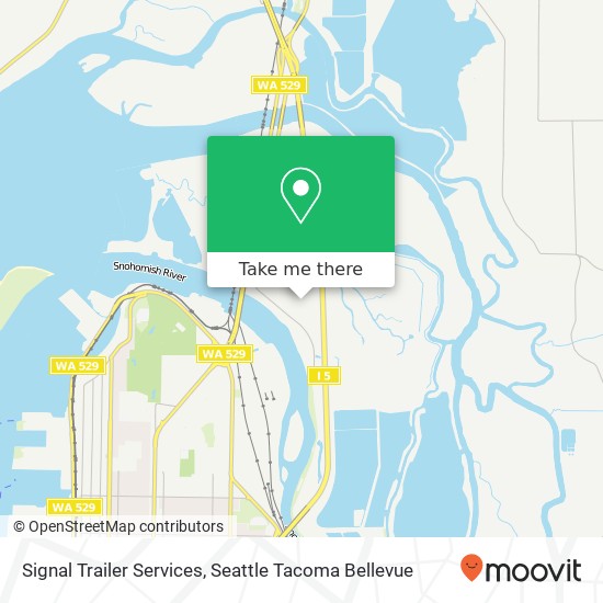 Mapa de Signal Trailer Services, 1871 Ross Ave Everett, WA 98201