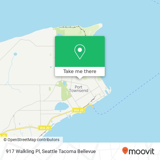 Mapa de 917 Walkling Pl, Port Townsend, WA 98368