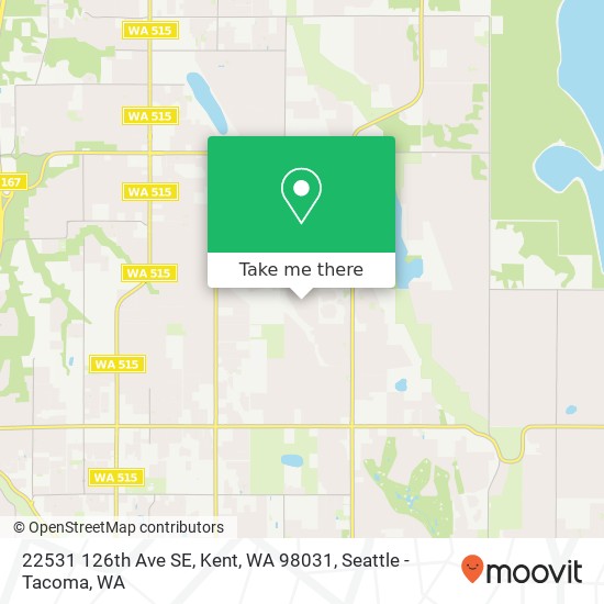 22531 126th Ave SE, Kent, WA 98031 map