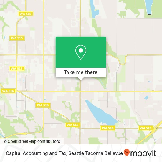 Mapa de Capital Accounting and Tax, 25112 132nd Ave SE Kent, WA 98042