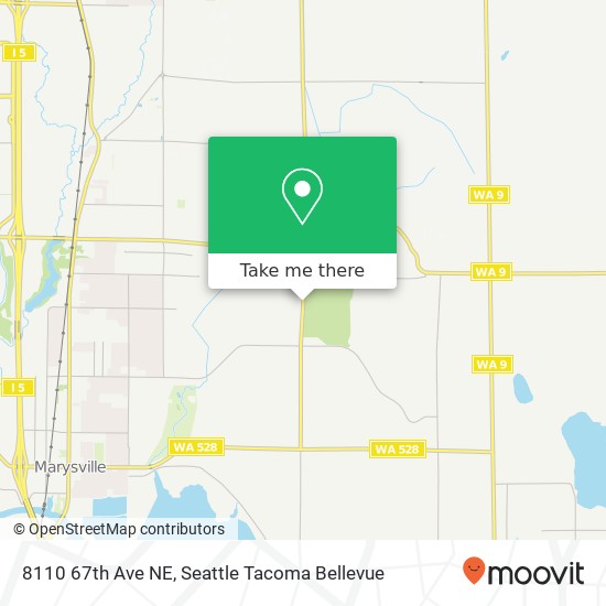 Mapa de 8110 67th Ave NE, Marysville, WA 98270