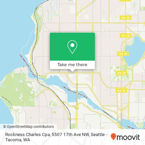 Mapa de Rockness Charles Cpa, 5507 17th Ave NW