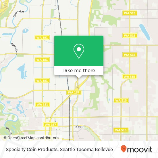 Specialty Coin Products, 22220 84th Ave S map