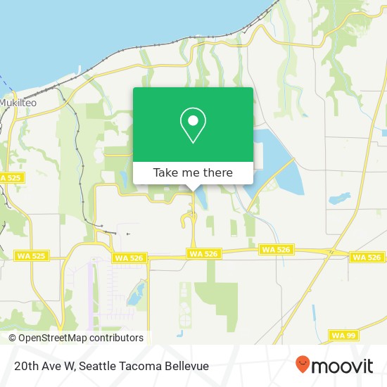 Mapa de 20th Ave W, Everett, WA 98203