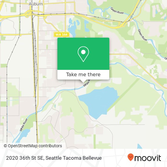 Mapa de 2020 36th St SE, Auburn, WA 98002