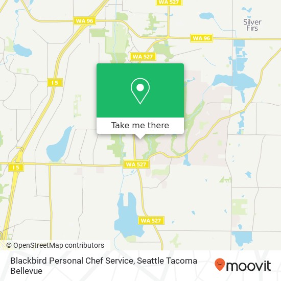 Mapa de Blackbird Personal Chef Service