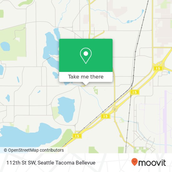 112th St SW, Lakewood, WA 98499 map