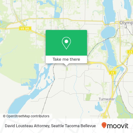 Mapa de David Lousteau Attorney, 2646 R W Johnson Rd SW